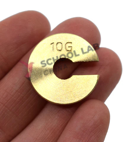 Spare Slotted Masses, Brass - 10g - Pack of 5